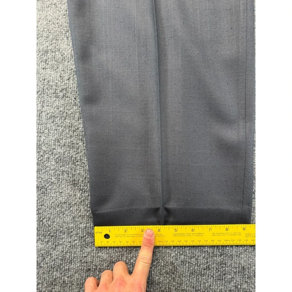 Alexander Lloyd Suit 52XL 41x32 Mens Vintage Double Breasted Gray Pleated Big